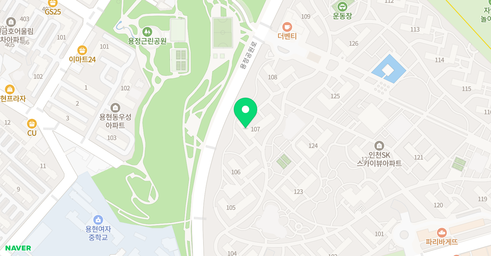 영재통합사고력&팩토 수학교실 위치