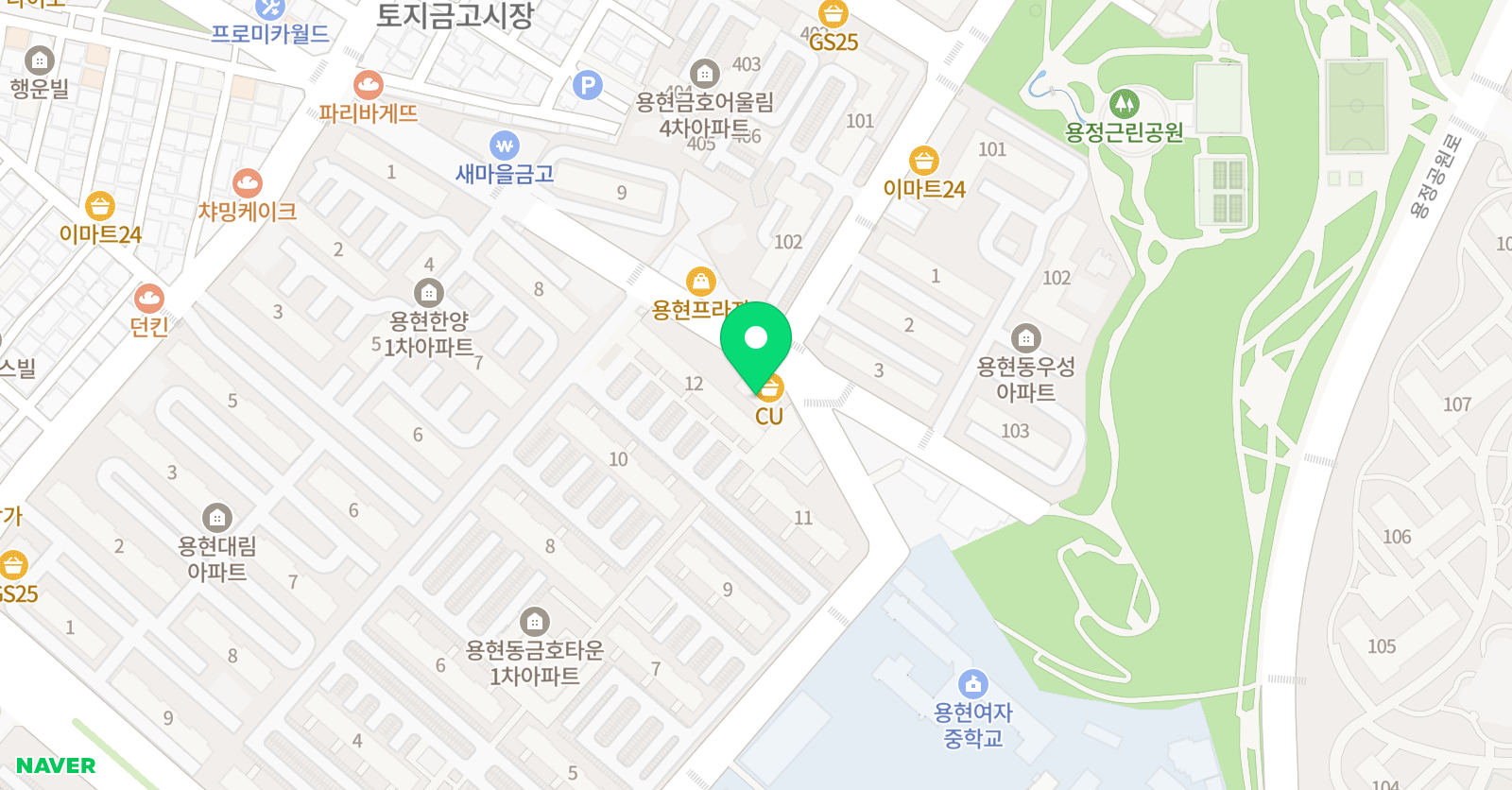 이루다교육 학원 위치