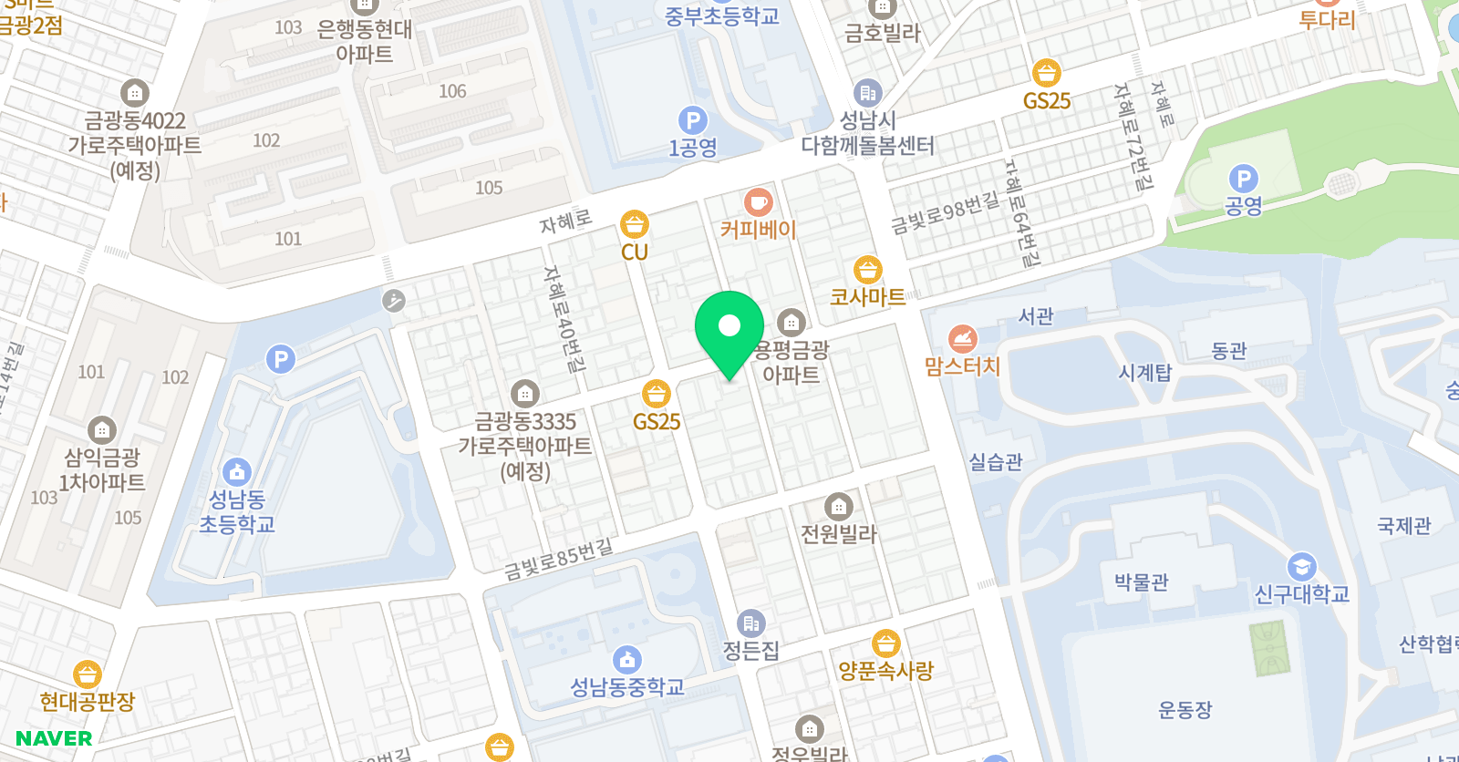 강쌤 수학학원 위치