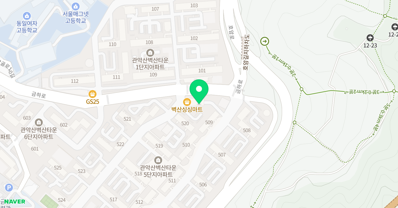위즈덤 영수학원 위치