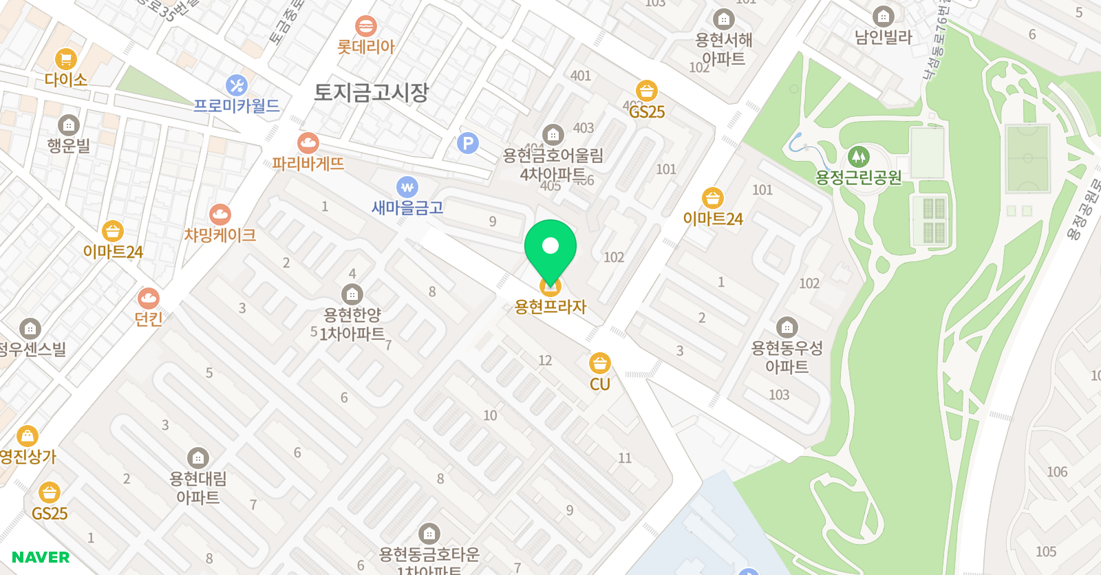 이광훈 수학&과학 위치
