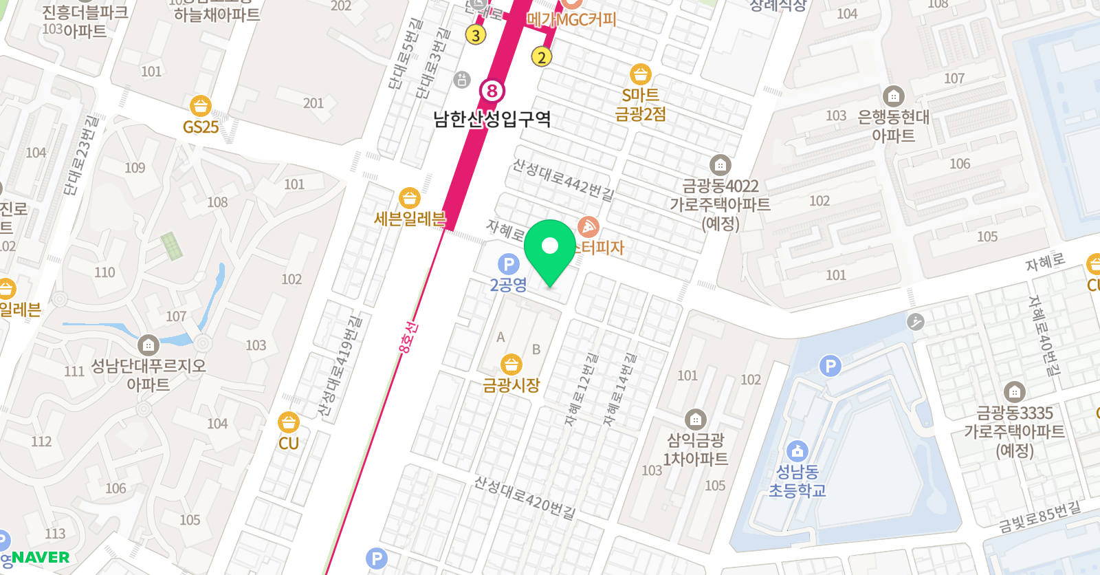 캐나다비버스 어학원 위치