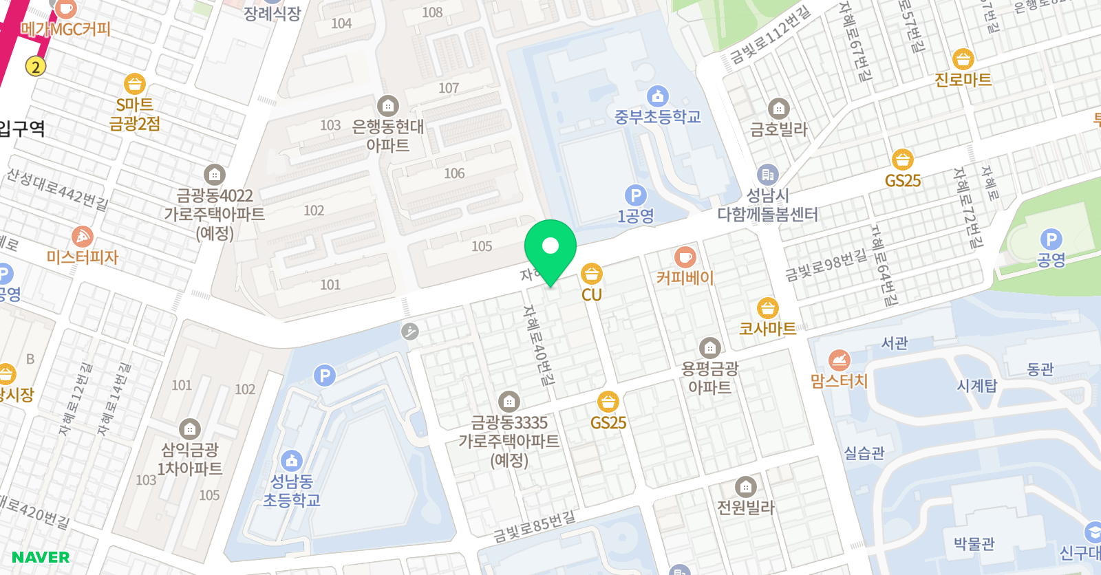 라온 음악학원 위치