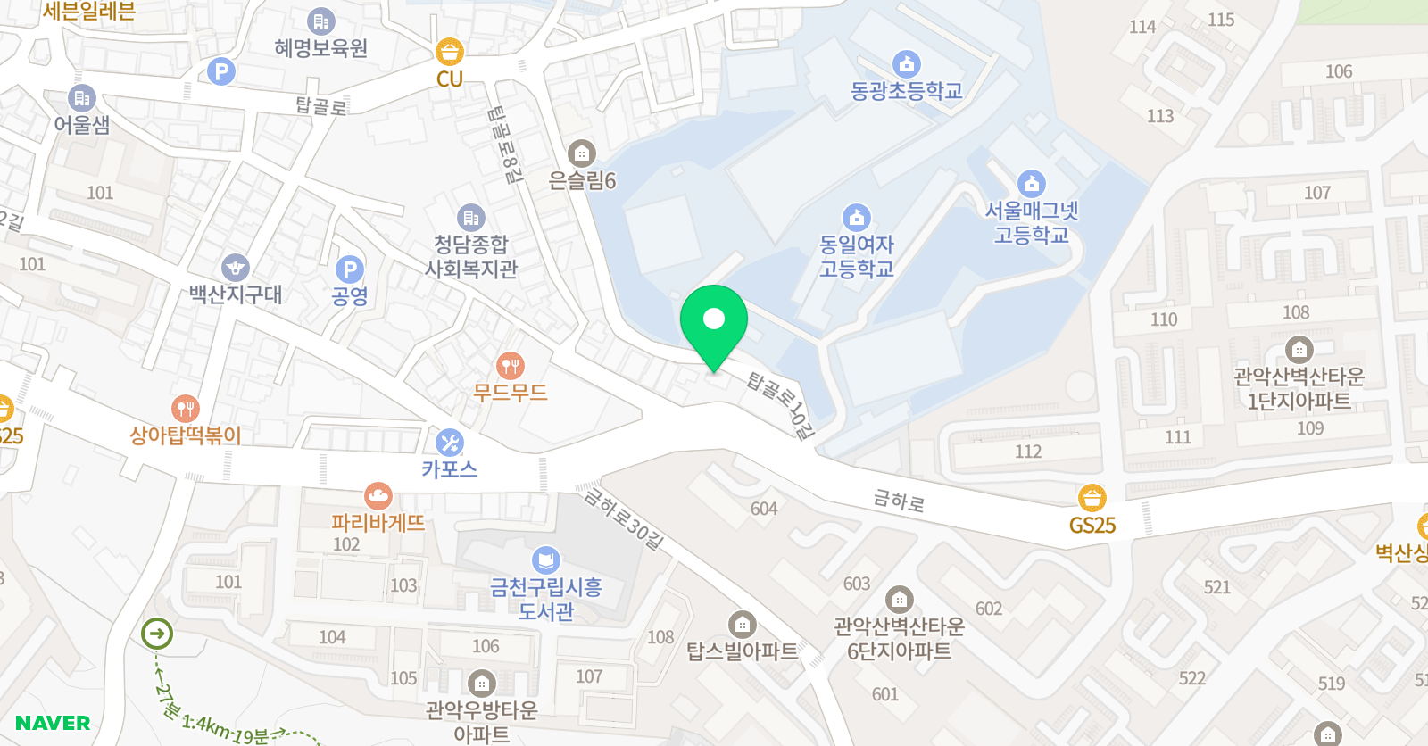 미도움주니어 미술교습소 위치