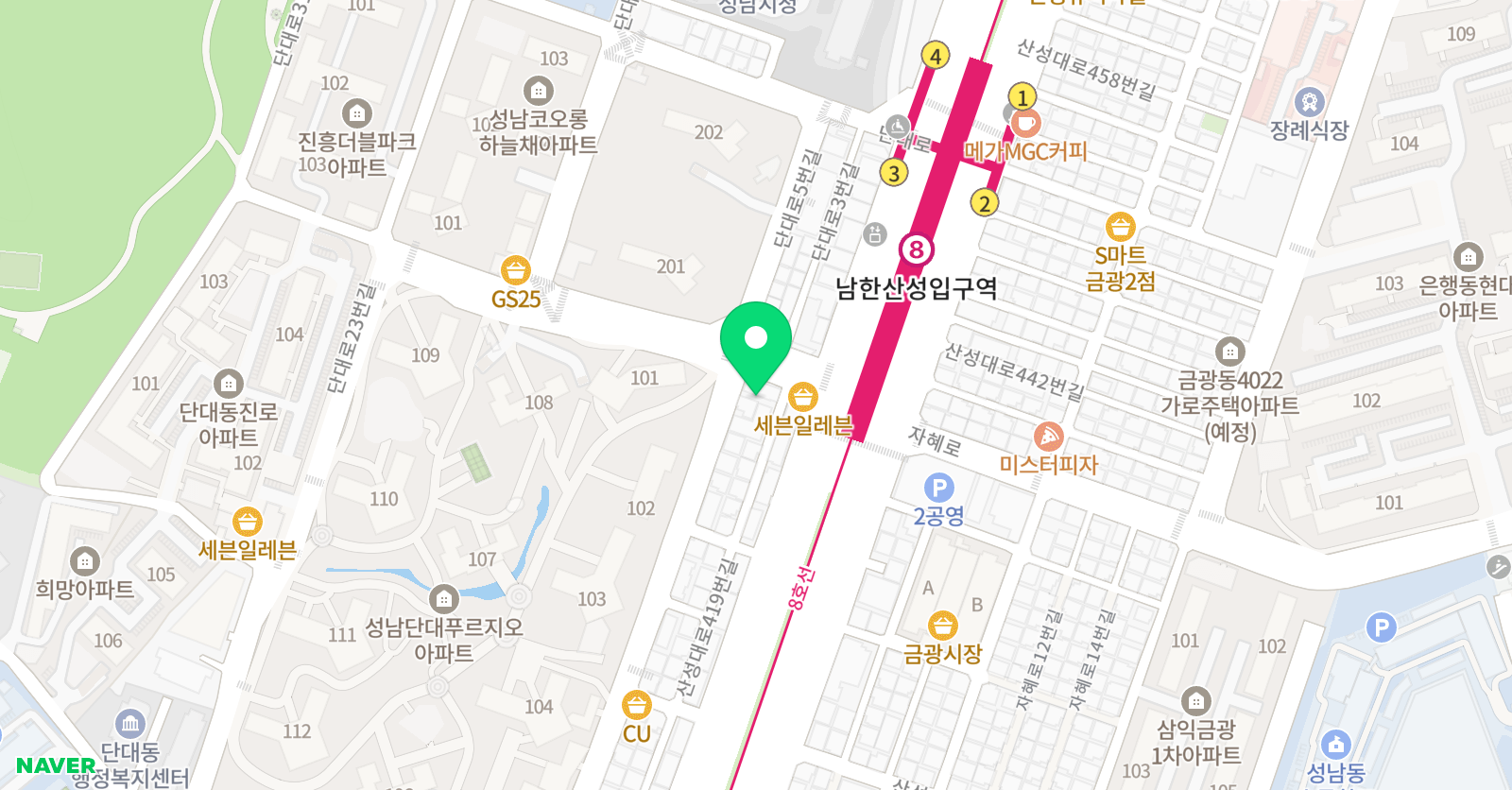 위드매쓰 수학학원 위치