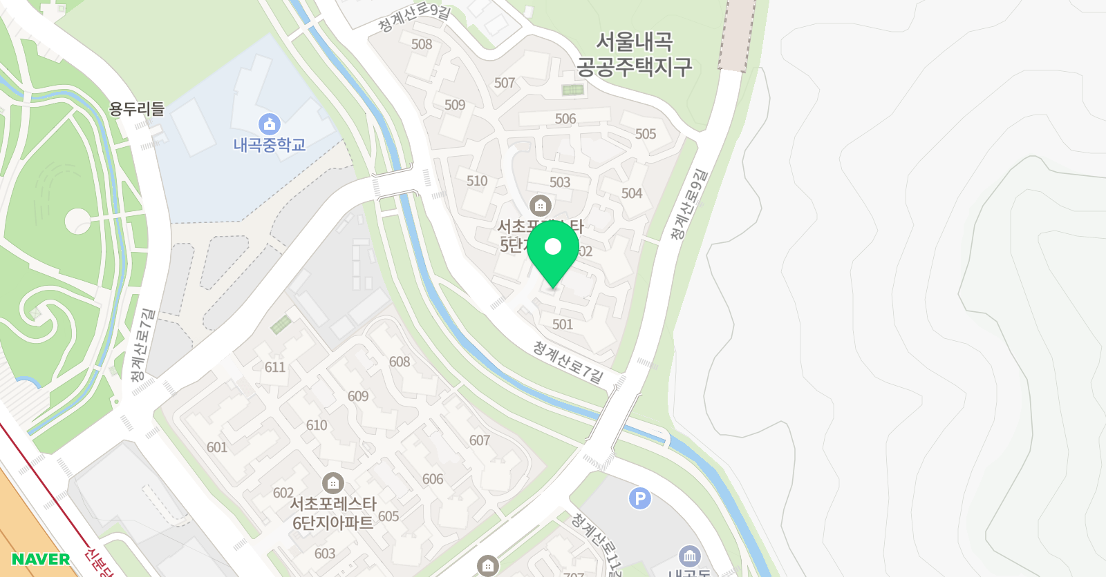 태아일체 라온 태권도장 위치