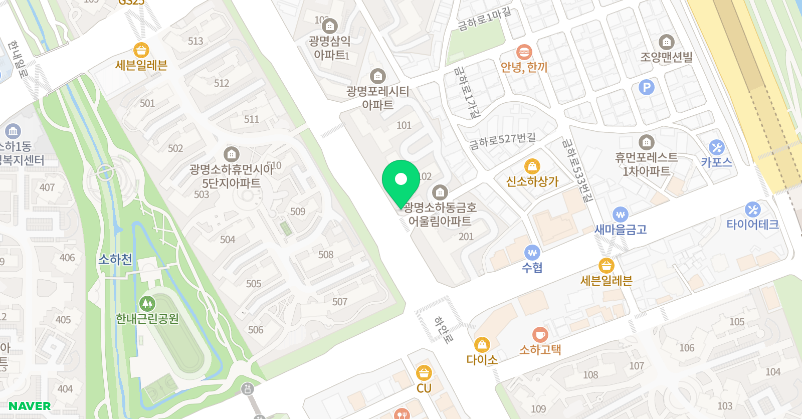 끌레르 미술 위치