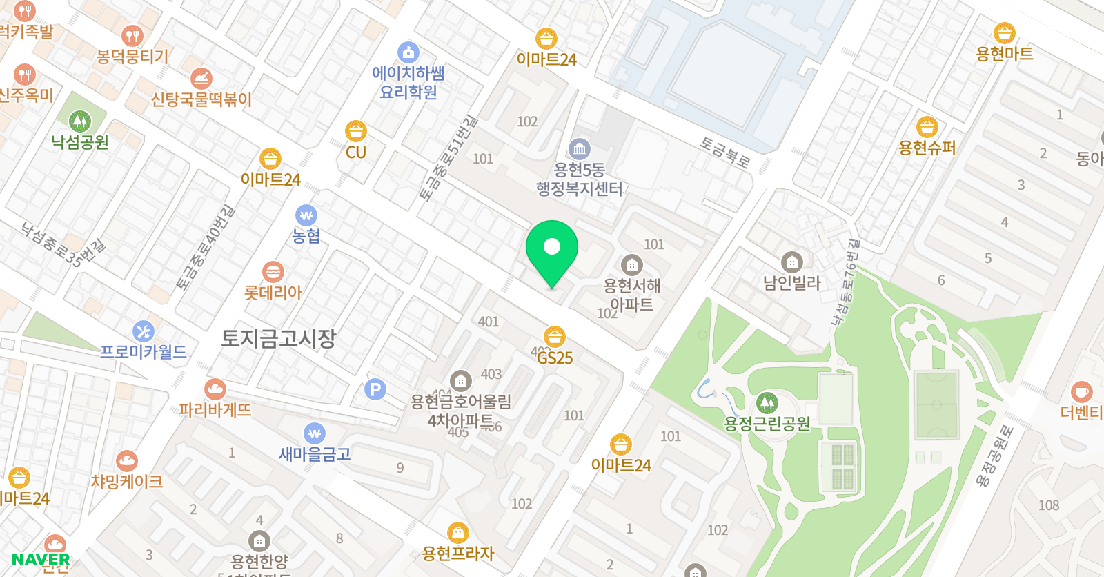 용현정 도합기도 위치