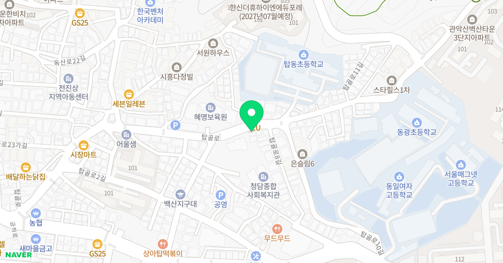유니메타아트 미술교습소 위치
