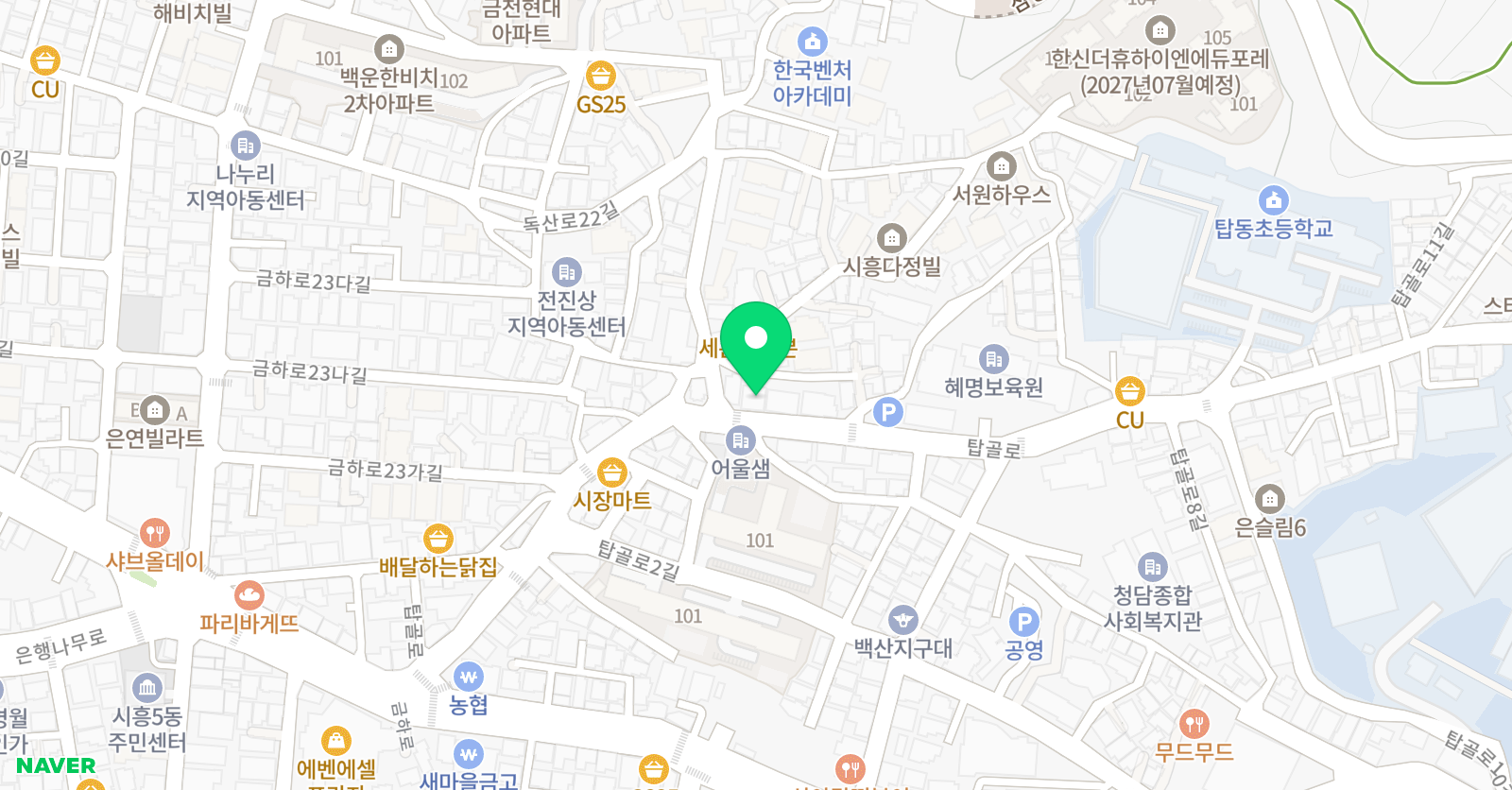 예지 음악학원 위치