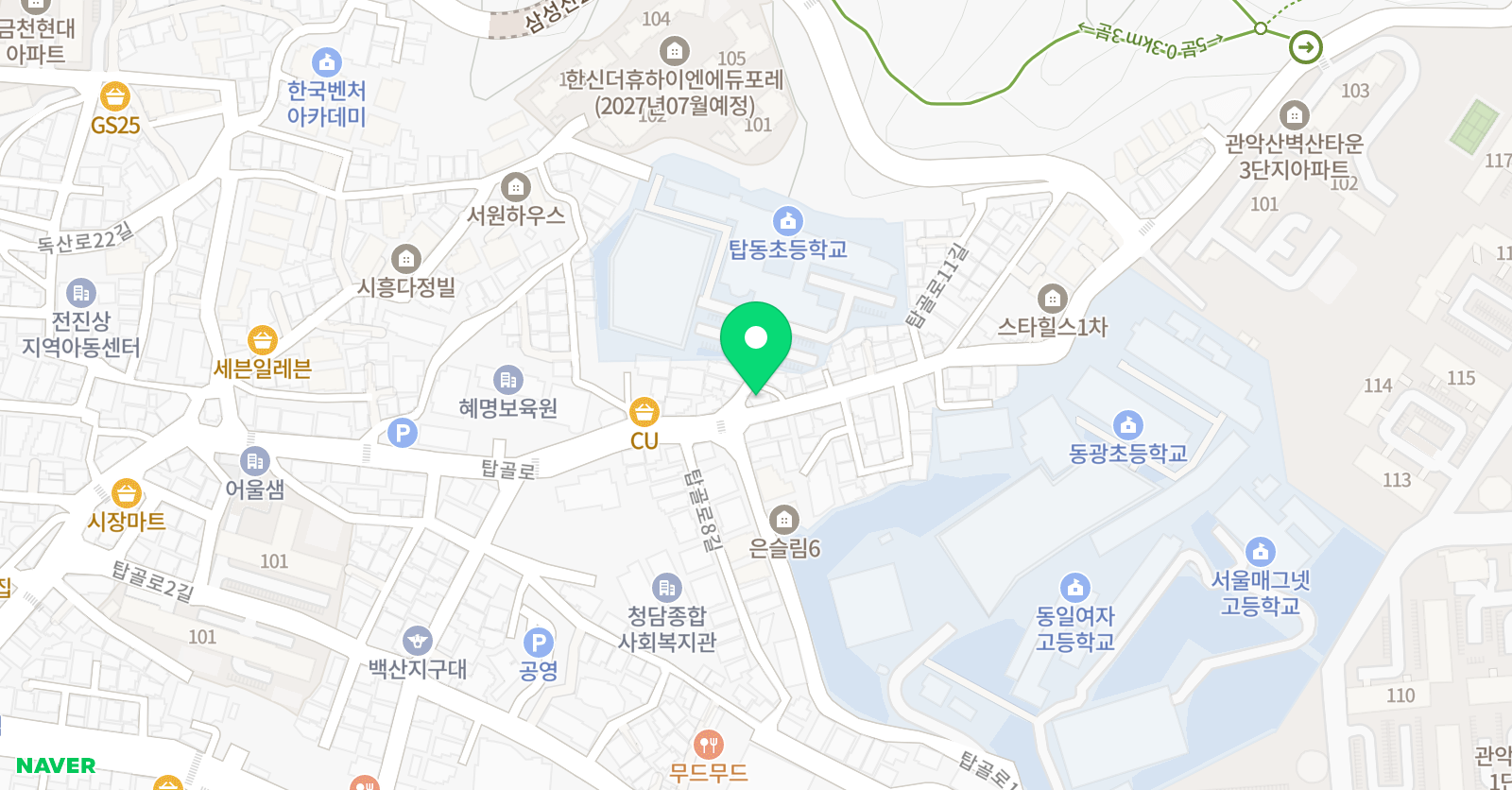 조이 영어교습소 위치