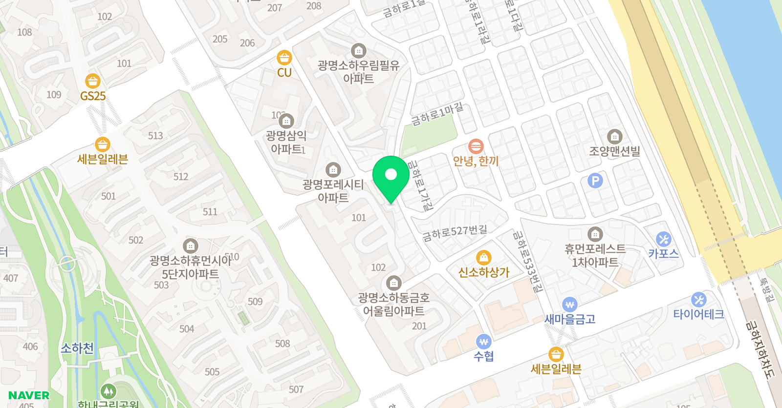 반올림 음악학원 위치