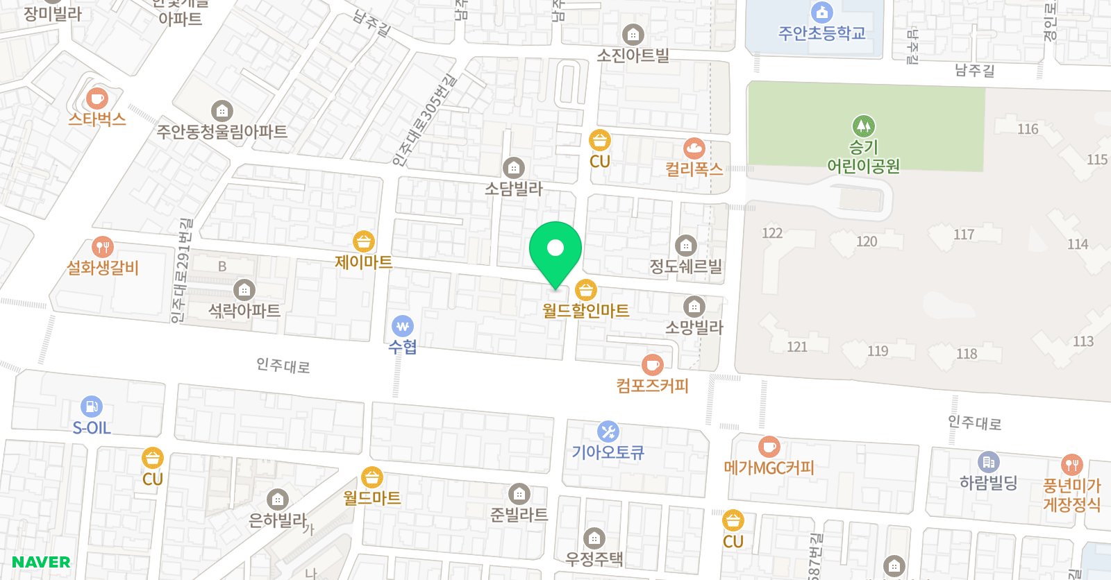 우리동네 공부방 위치
