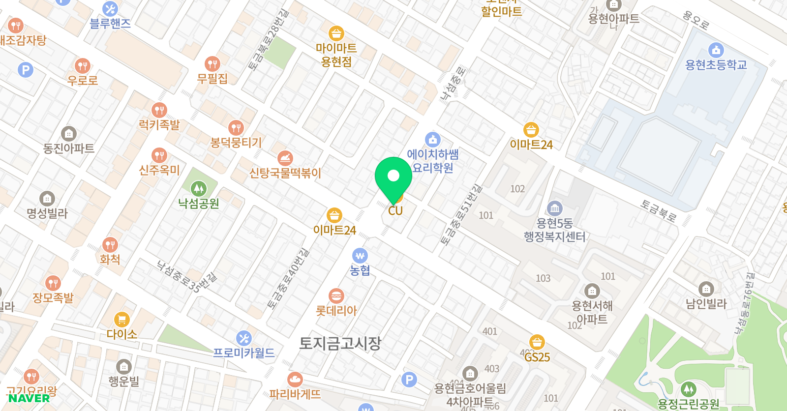 단비 음악학원 위치
