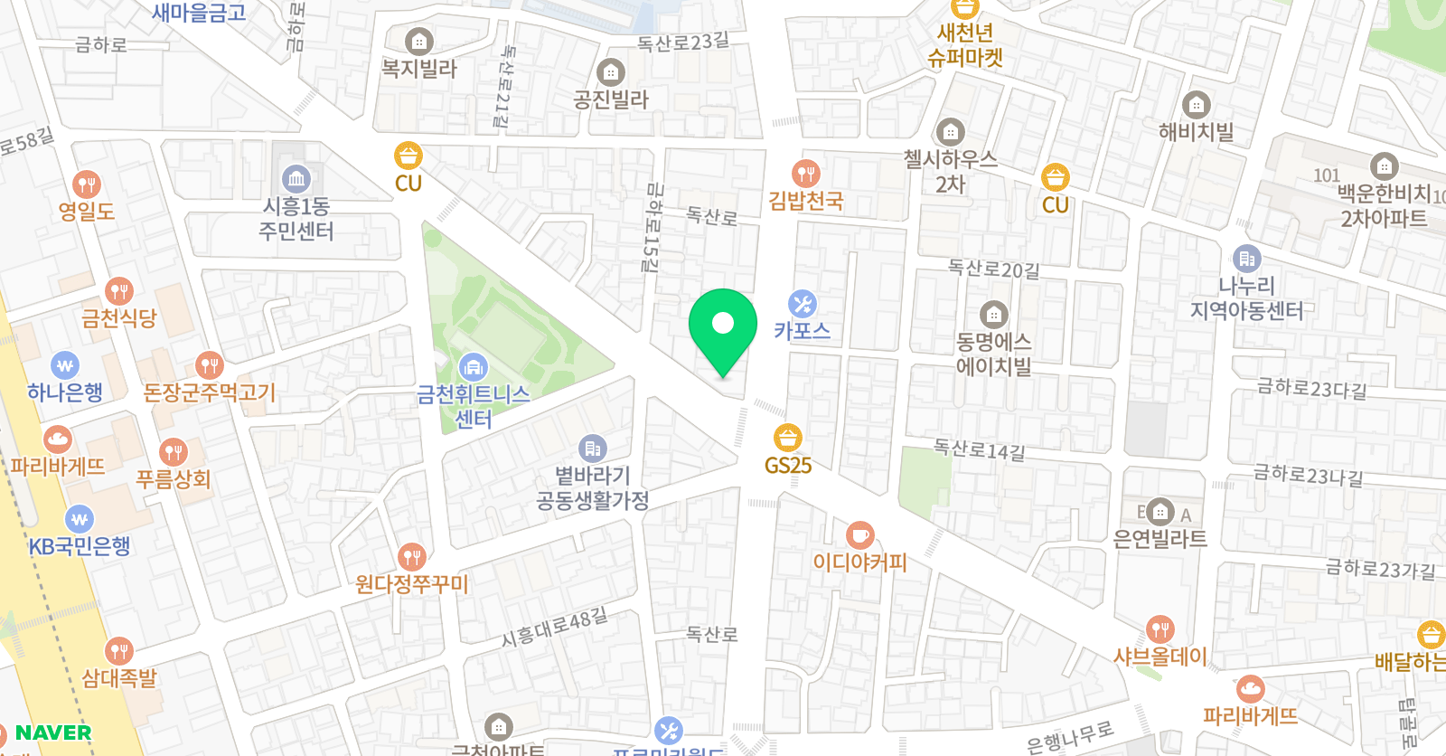 이원유도 위치