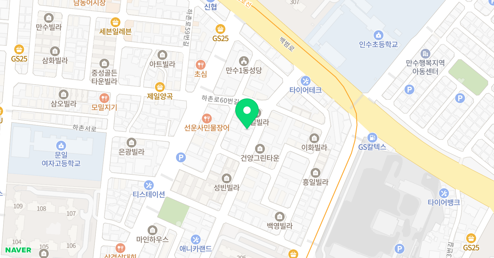 기탄사고력교실 미라클센터점 위치