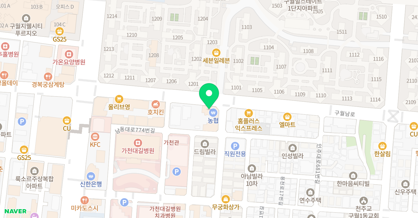 유파이 수학학원 위치