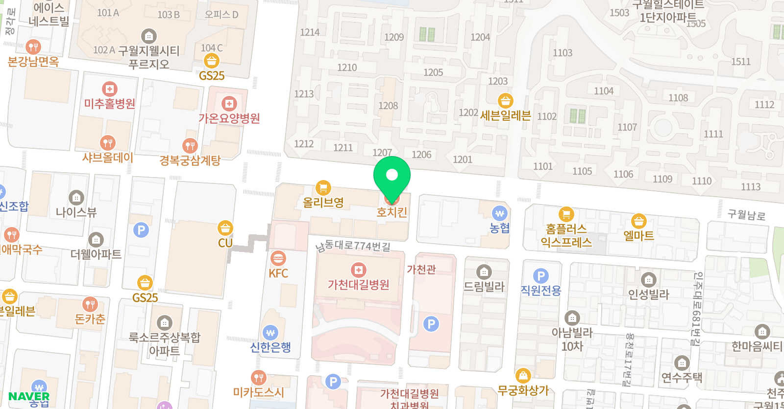 환희 음악학원 위치