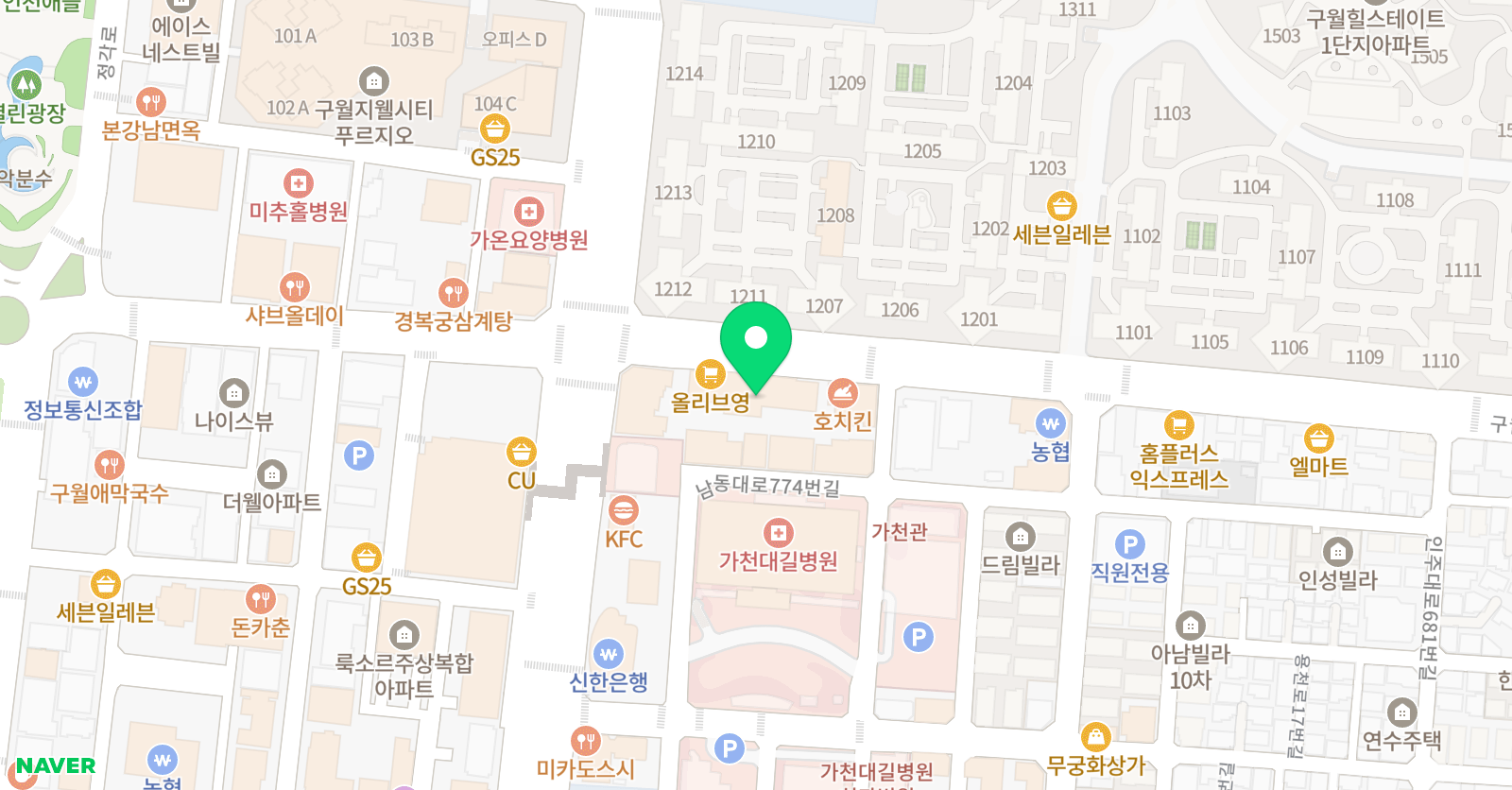 벧엘 피아노학원 위치