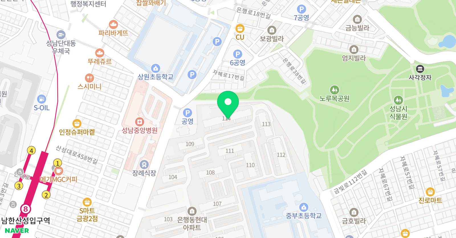 박쌤 수학 위치