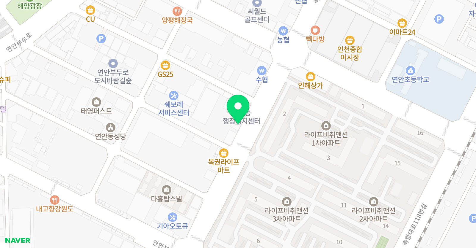 에스제이 학원 위치