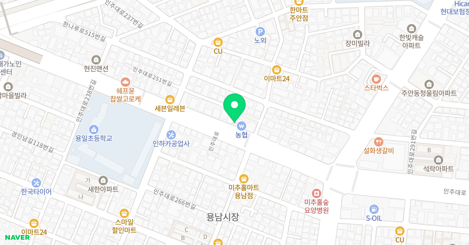 석사 태권도 위치