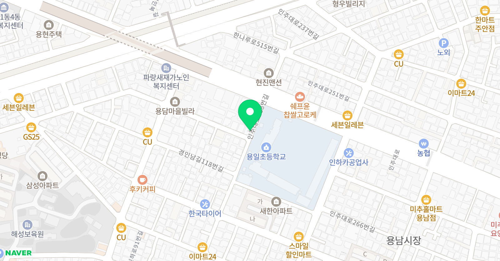 뮤엠 영어교습소 용일초점 위치