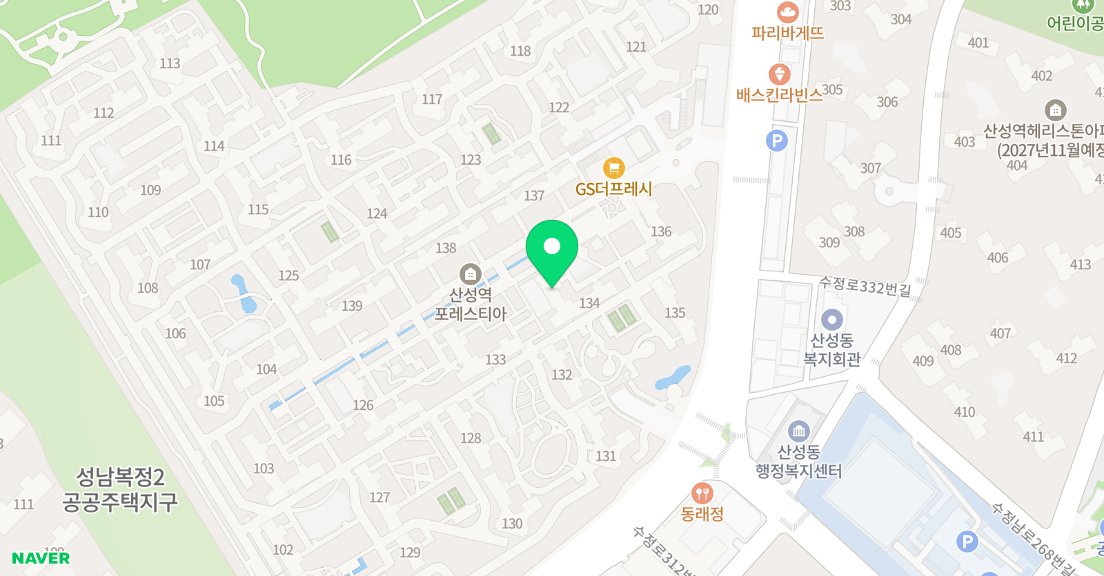 몬스터매스 산성역포레스티아교육원 위치