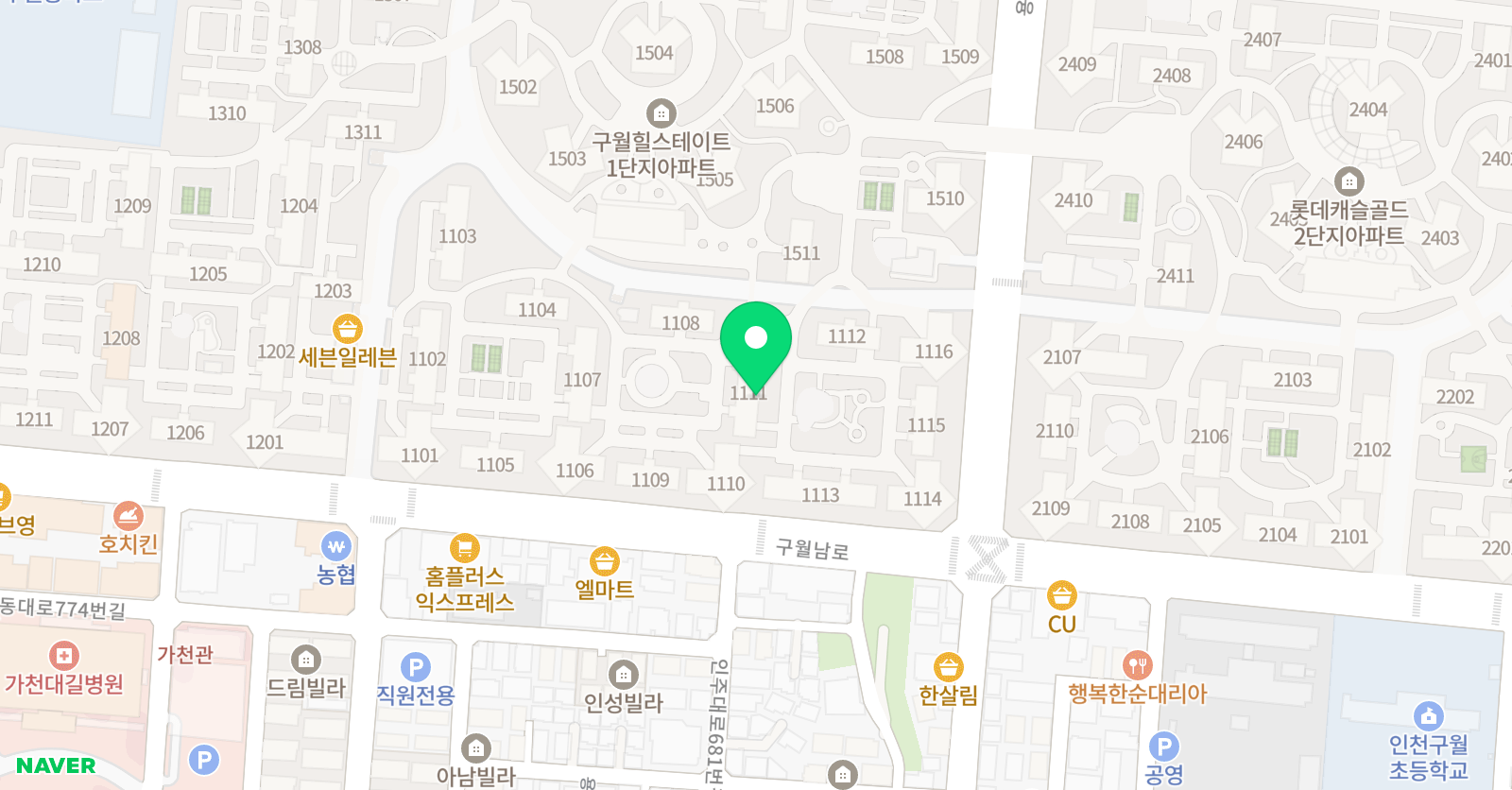 아소비 아소비 인천구월힐스1111점 위치