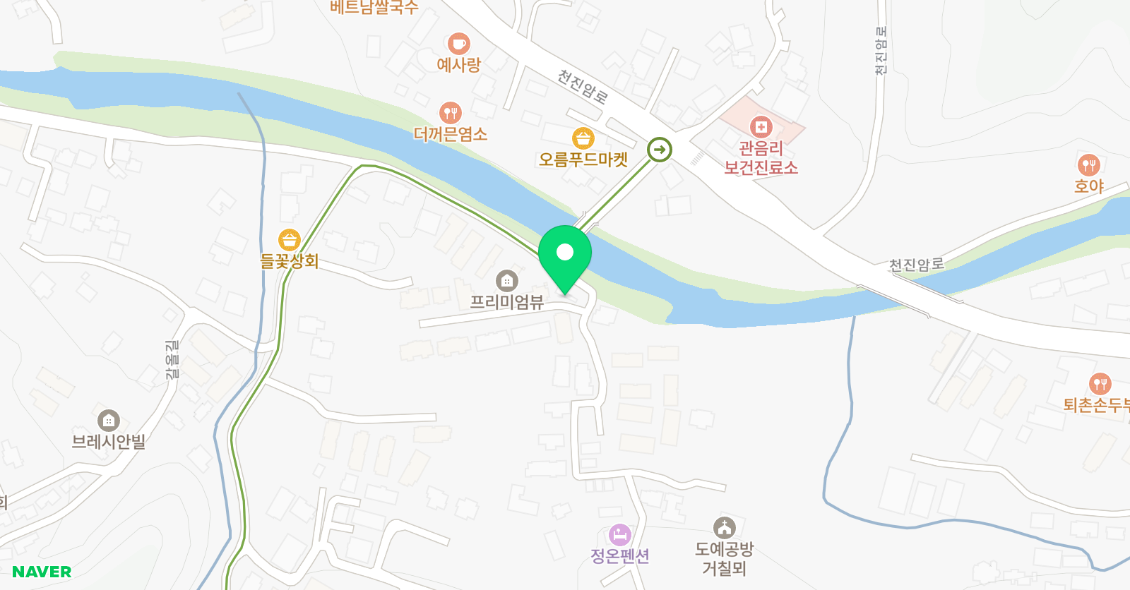 감성화실 구름 위치