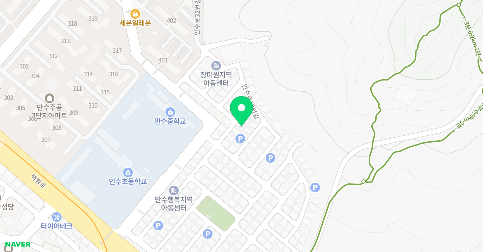 바른리더스 공부방 위치