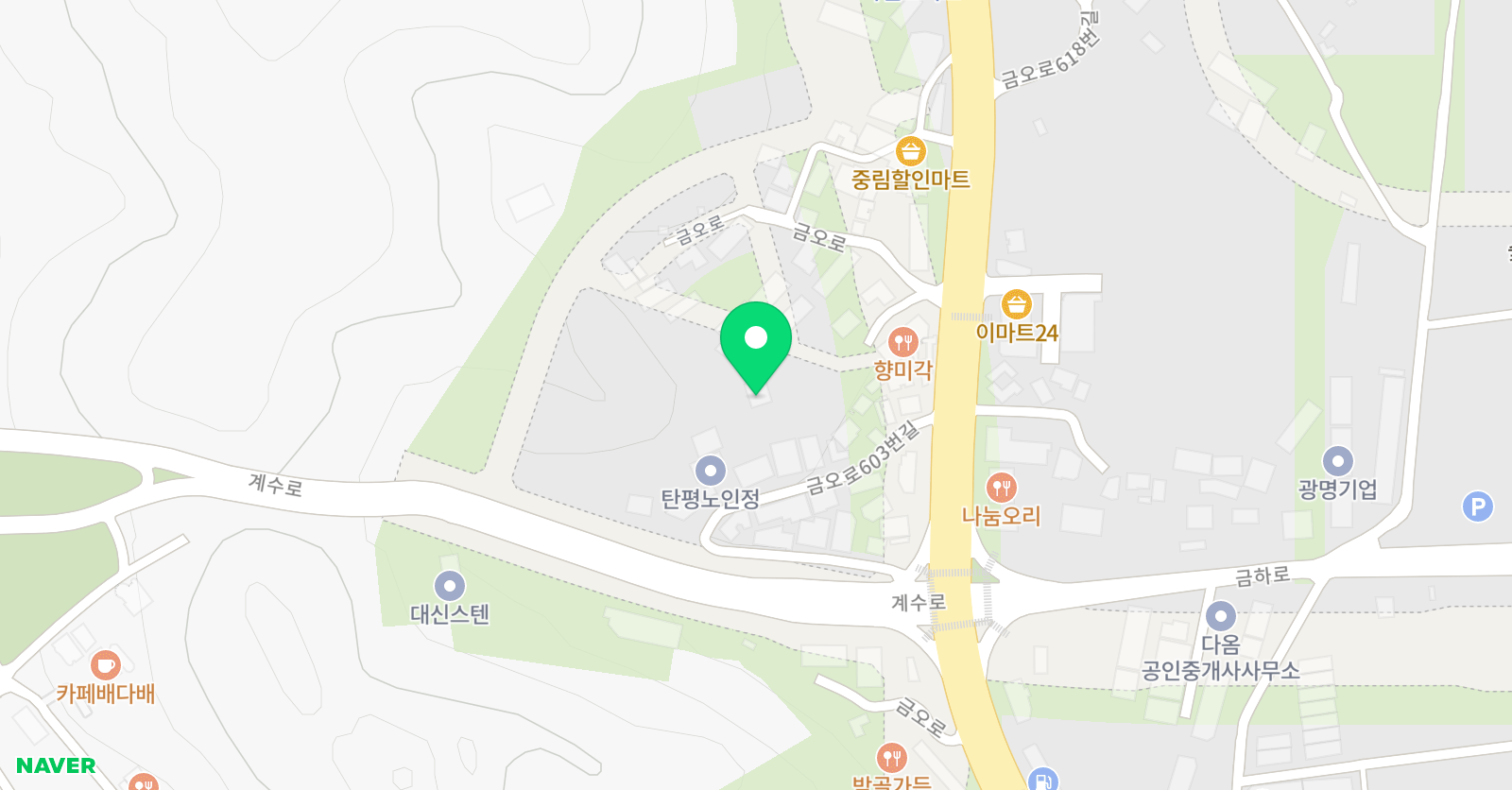 삼성리틀썬더스 시흥점 위치