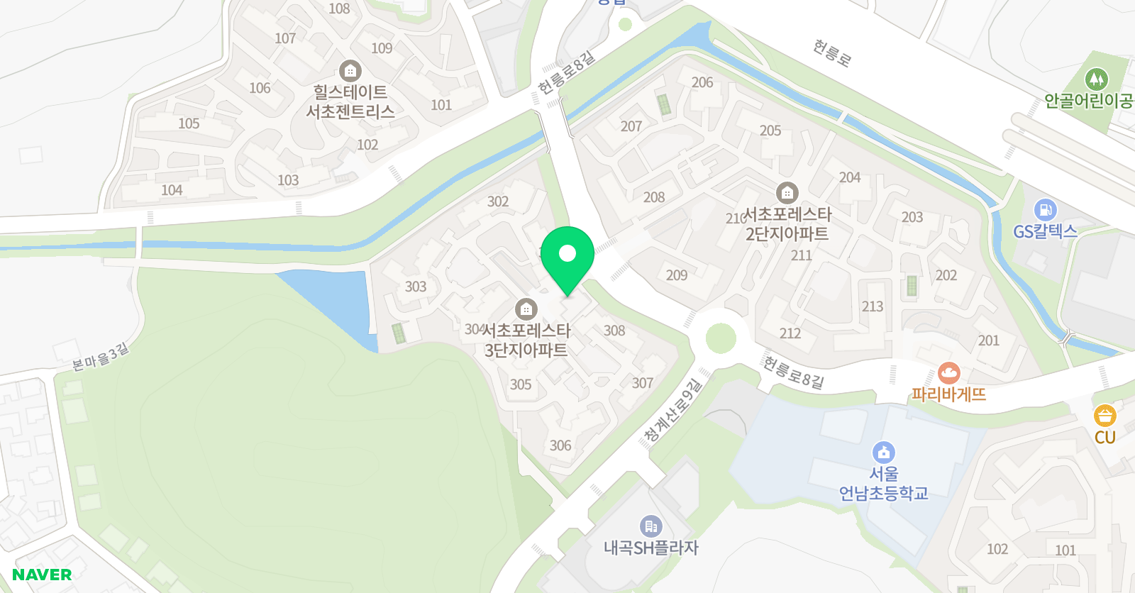 스튜디오선율 음악교습소 위치