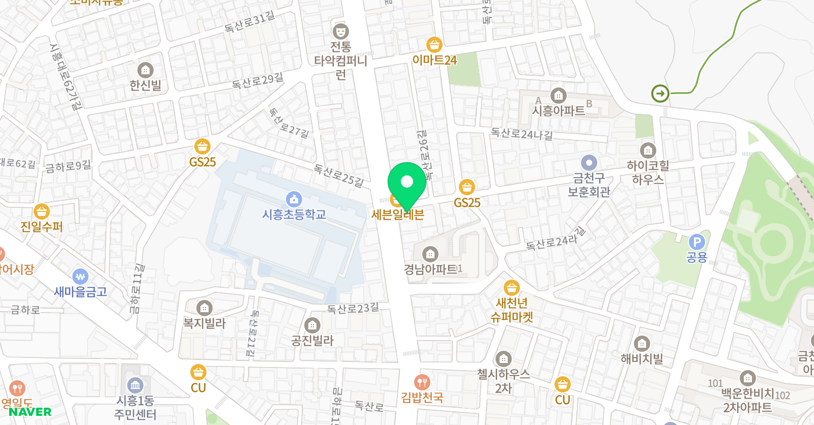 쥬벨 음악학원 위치