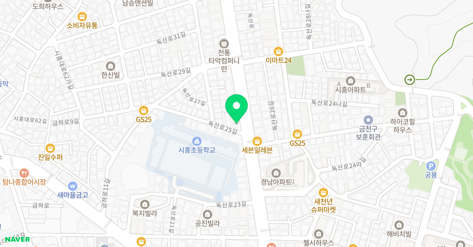 아이두 수학학원 위치