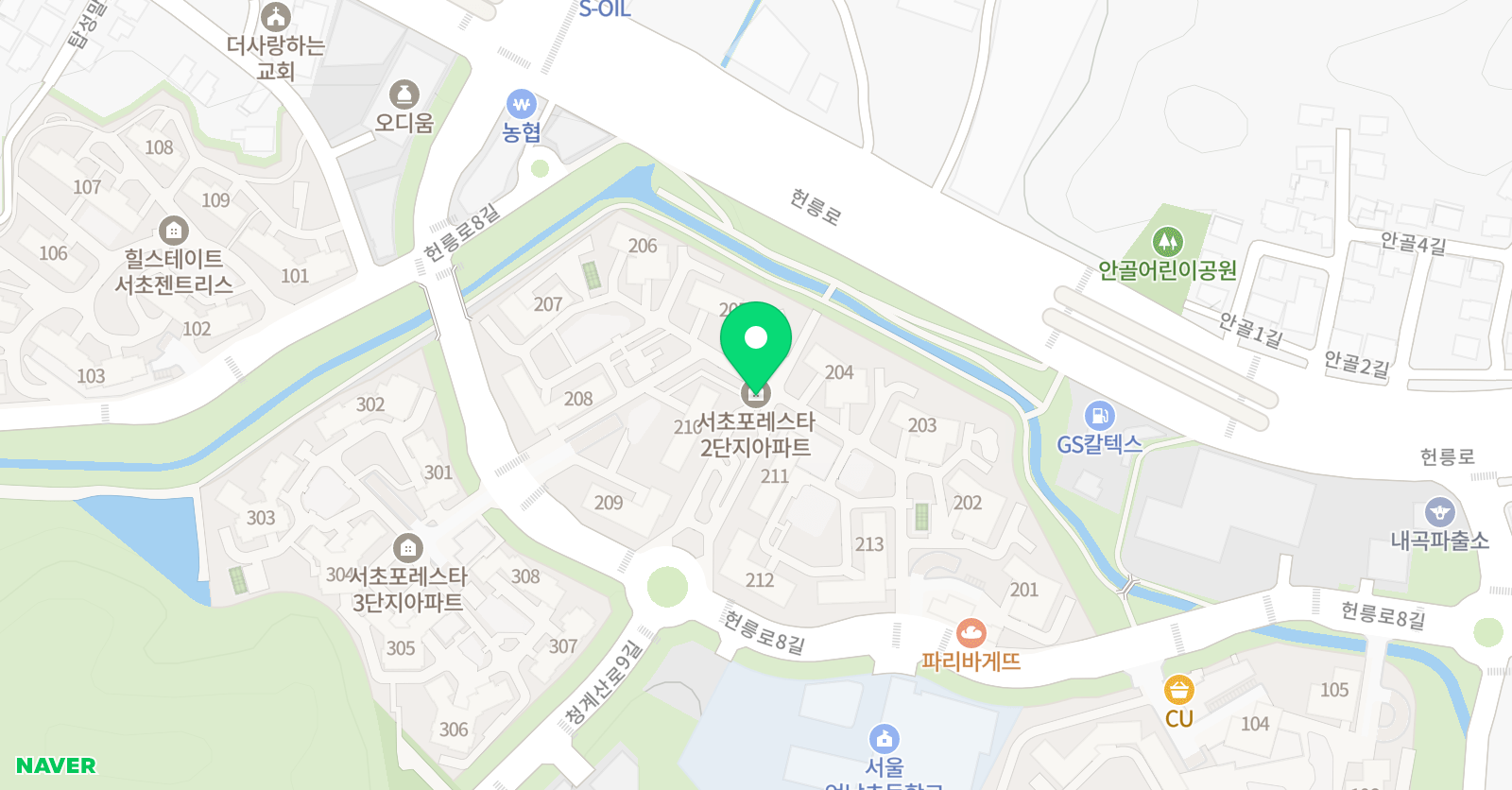 책나무 서초내곡점 위치