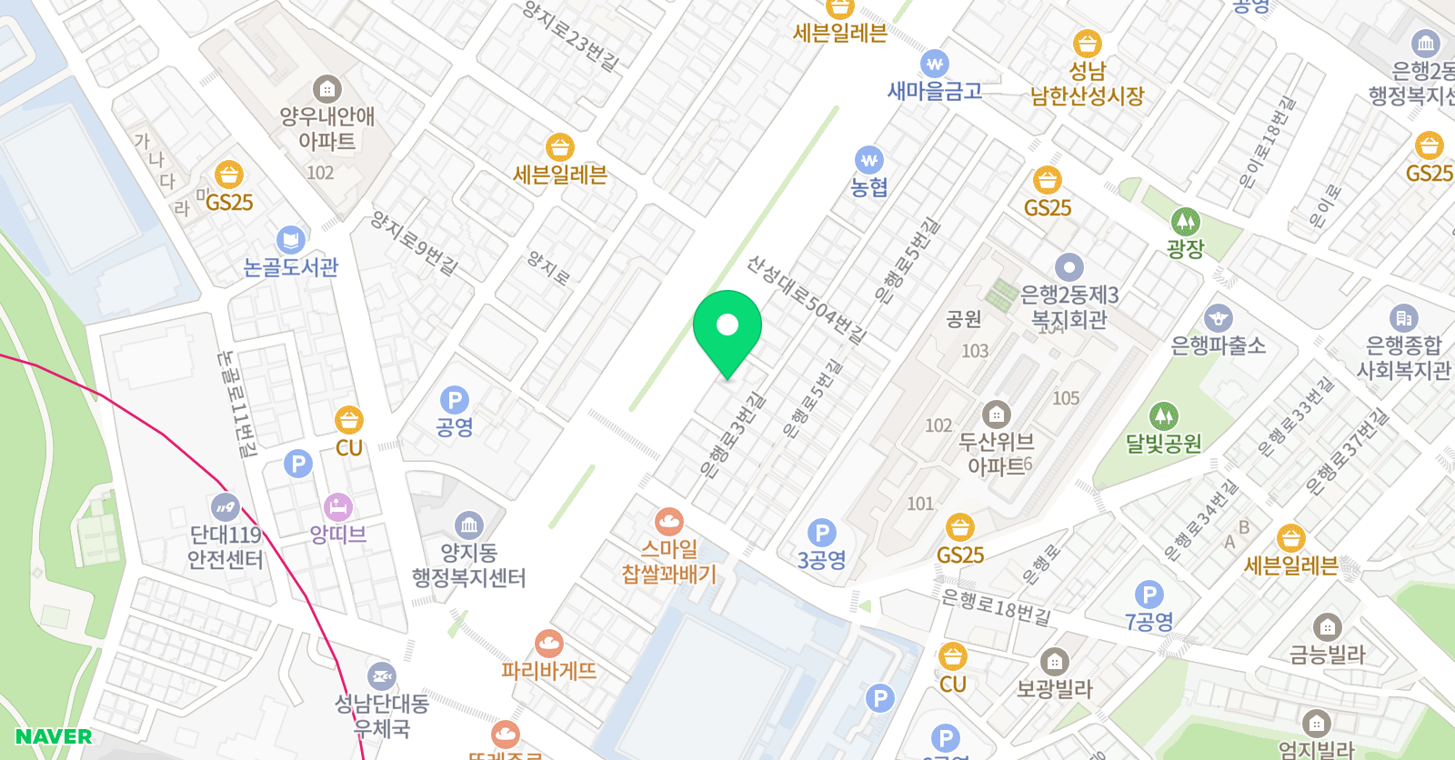 GnB 어학원 상원캠퍼스 위치