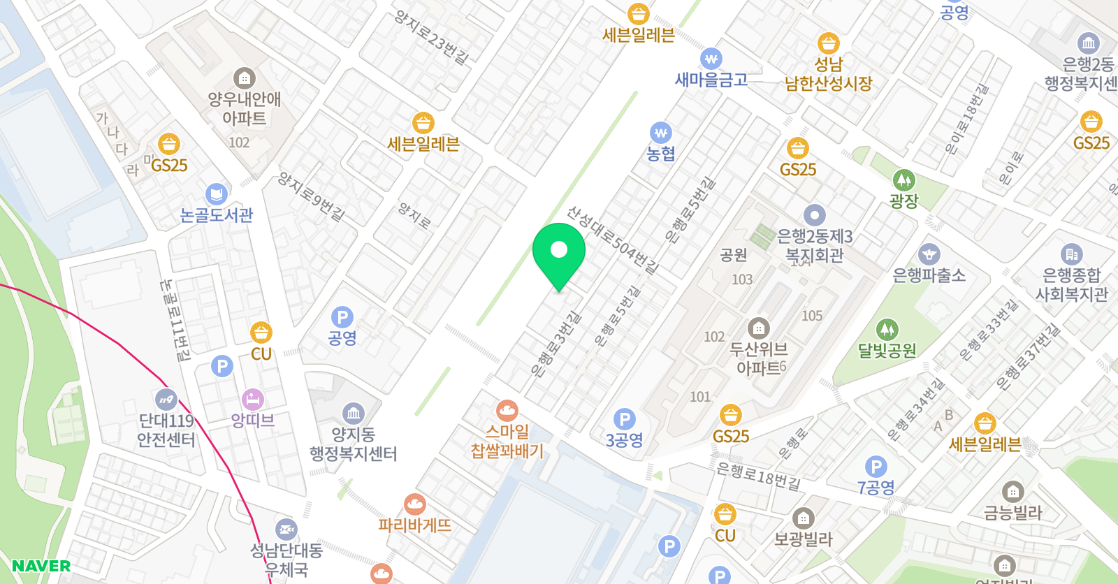 인매쓰 수학학원 위치