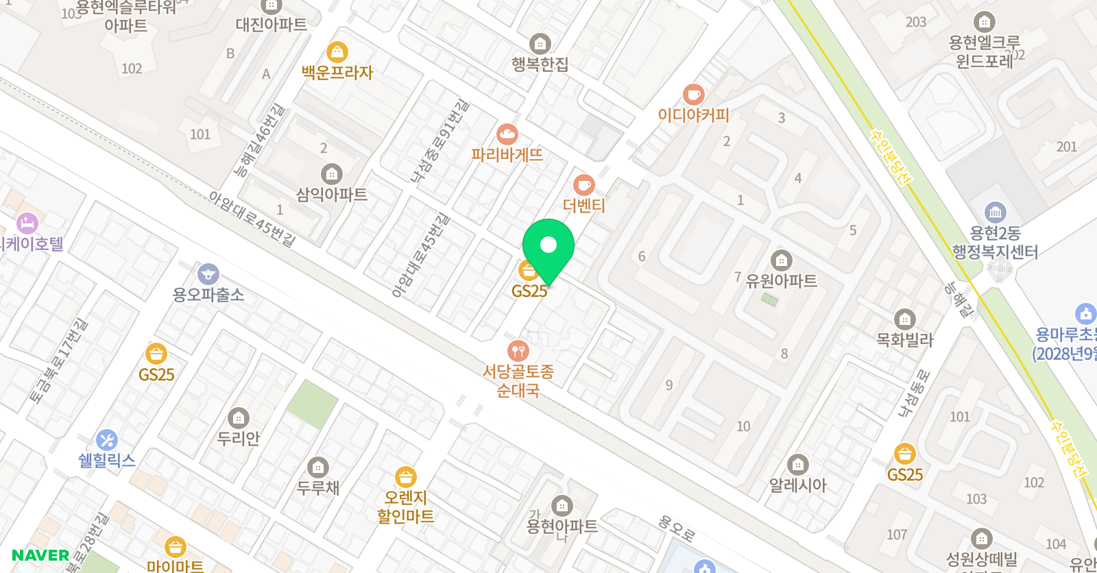 G1230 영수학원 위치