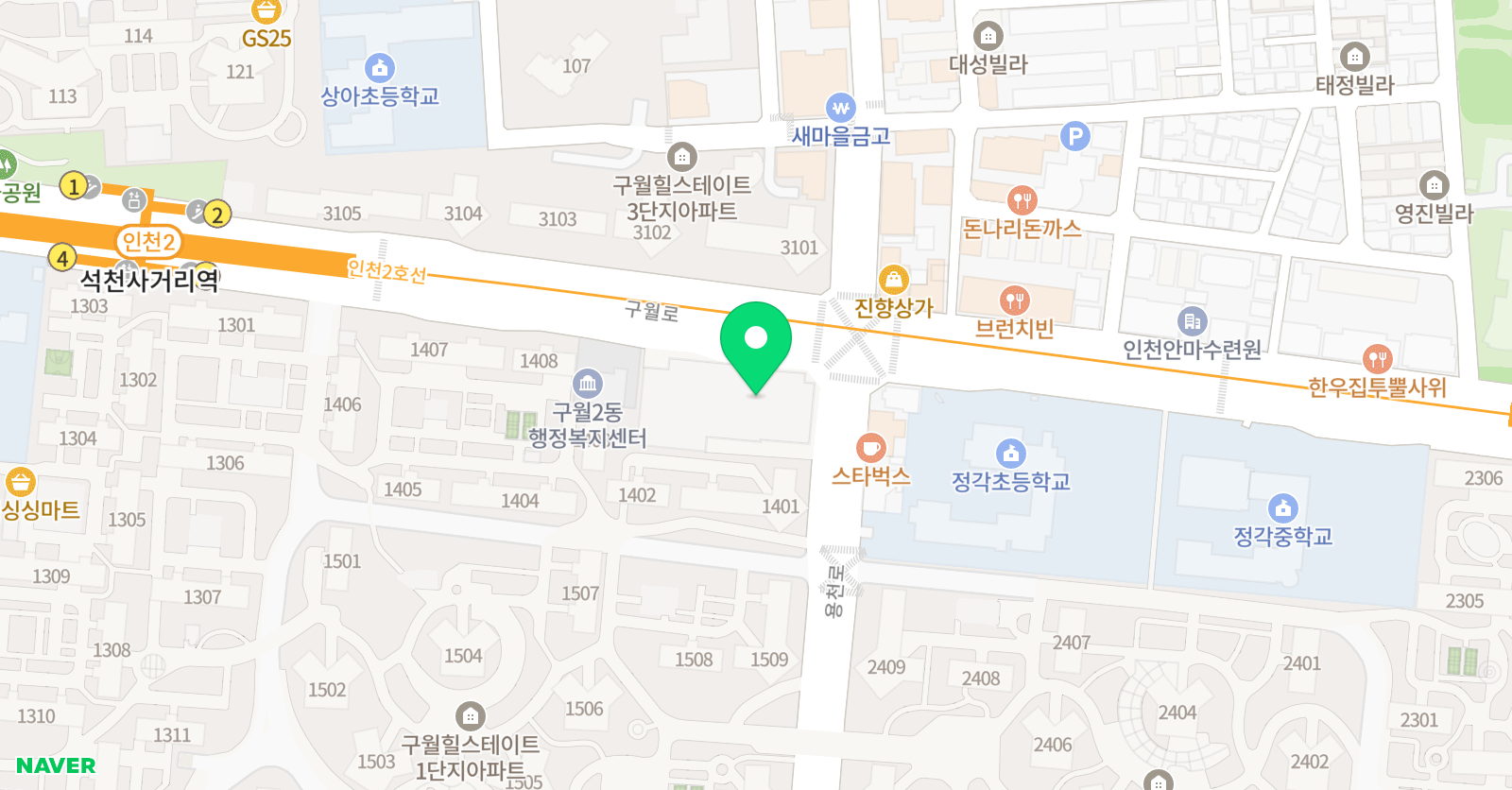 키즈닥터 구월원 위치