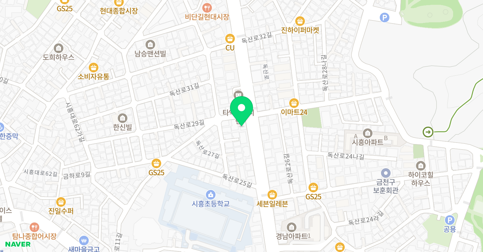 대일 합기도 위치