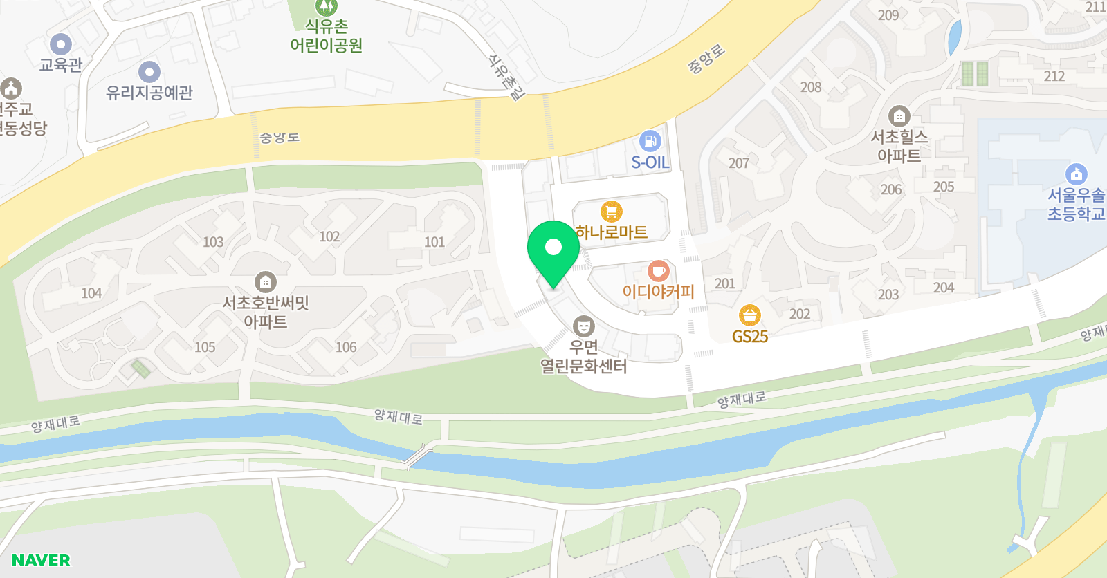 신동 태권도장 위치