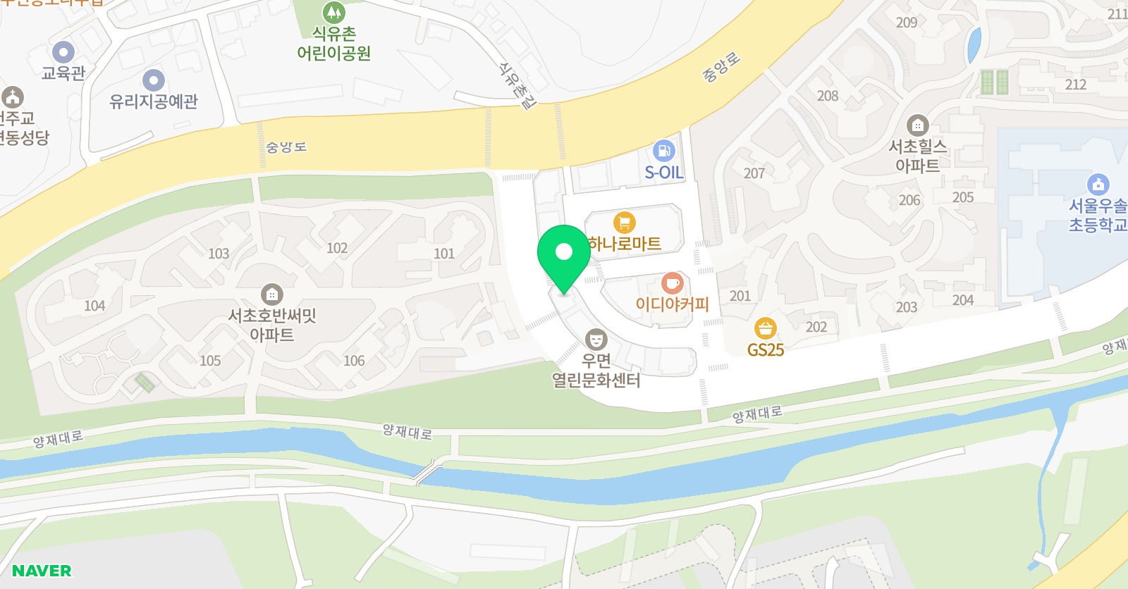 세종 피아노교습소 위치