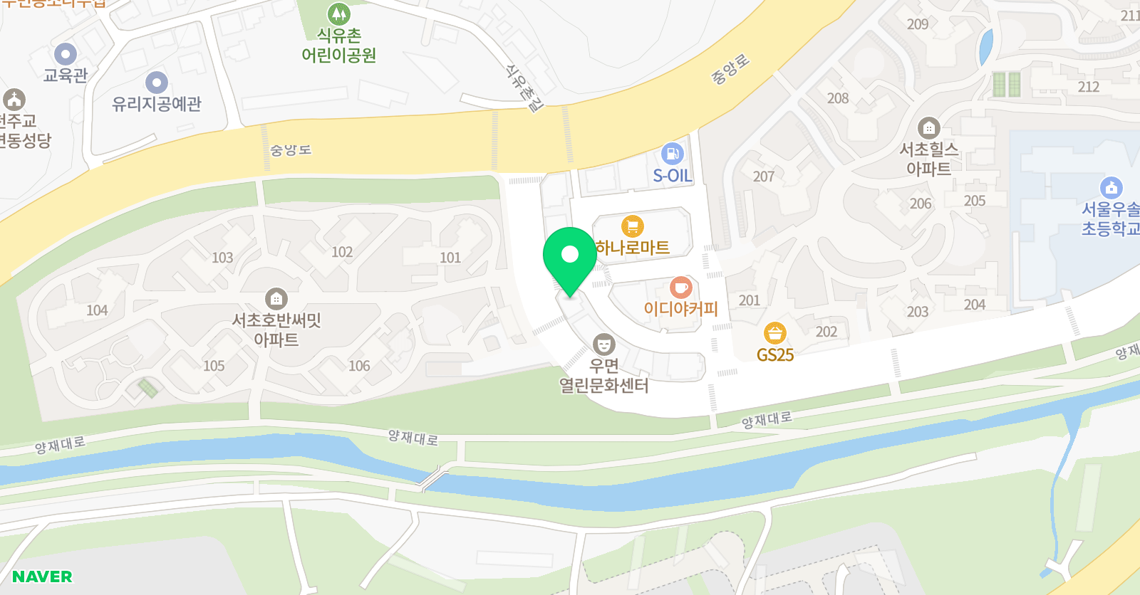 엠브릿지 영어학원 위치