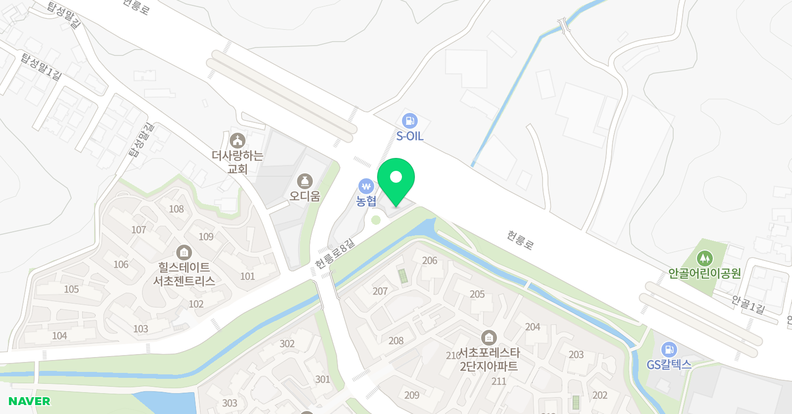 포레스타 음악학원 위치