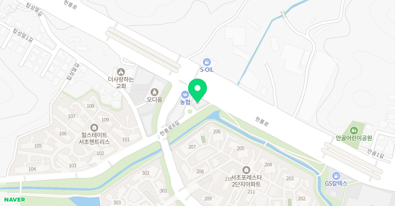 스마트해법 수학 서초포레스타 수학교습소 위치