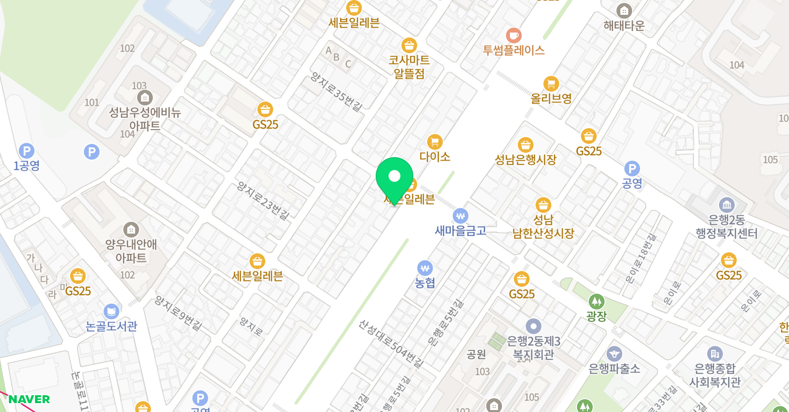 코리아 태권도장 위치