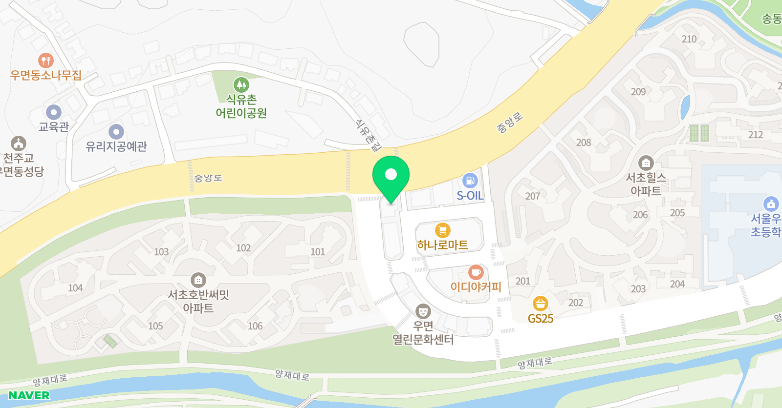 라라 음악학원 위치