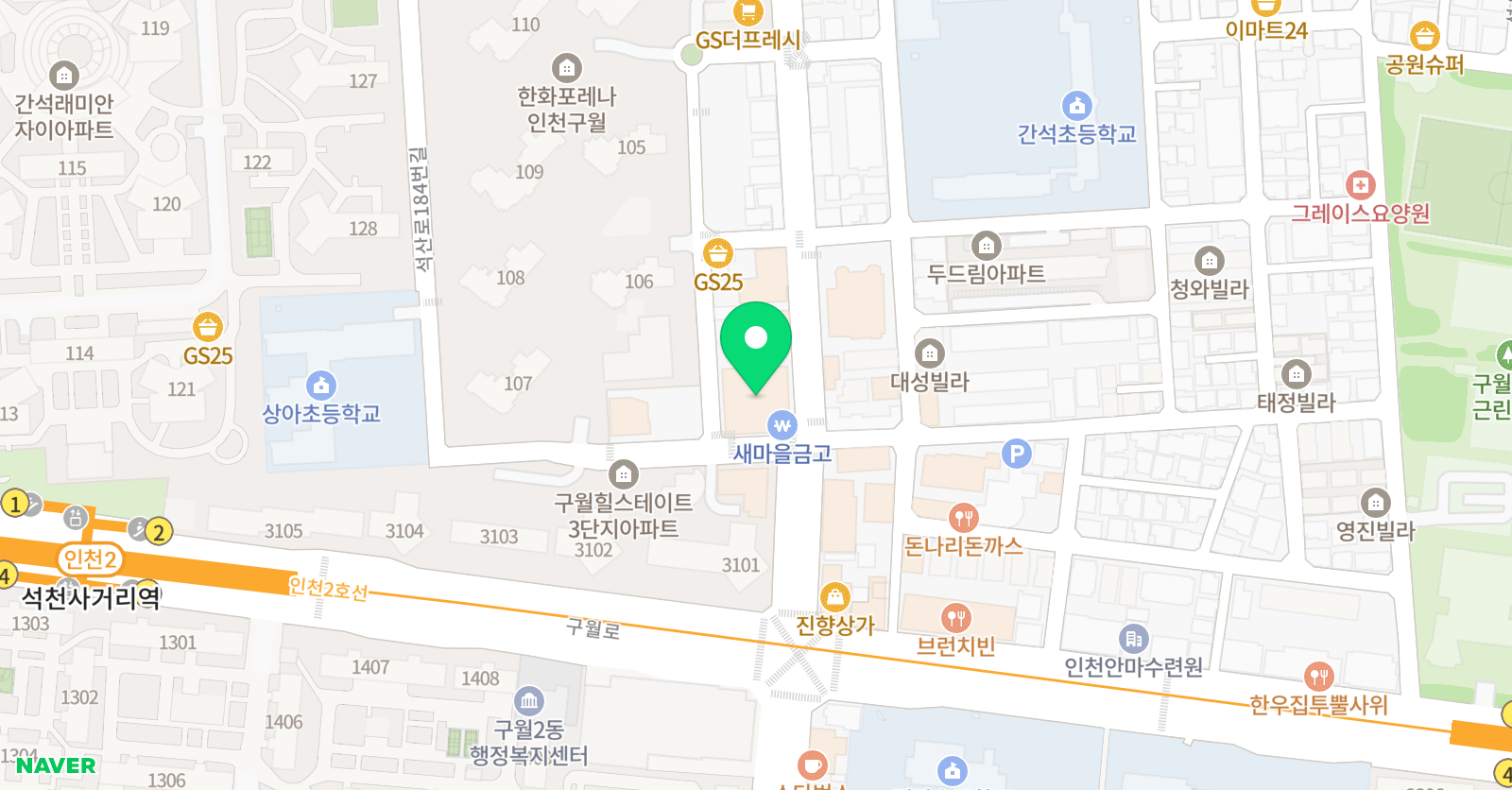SLP 남동 위치