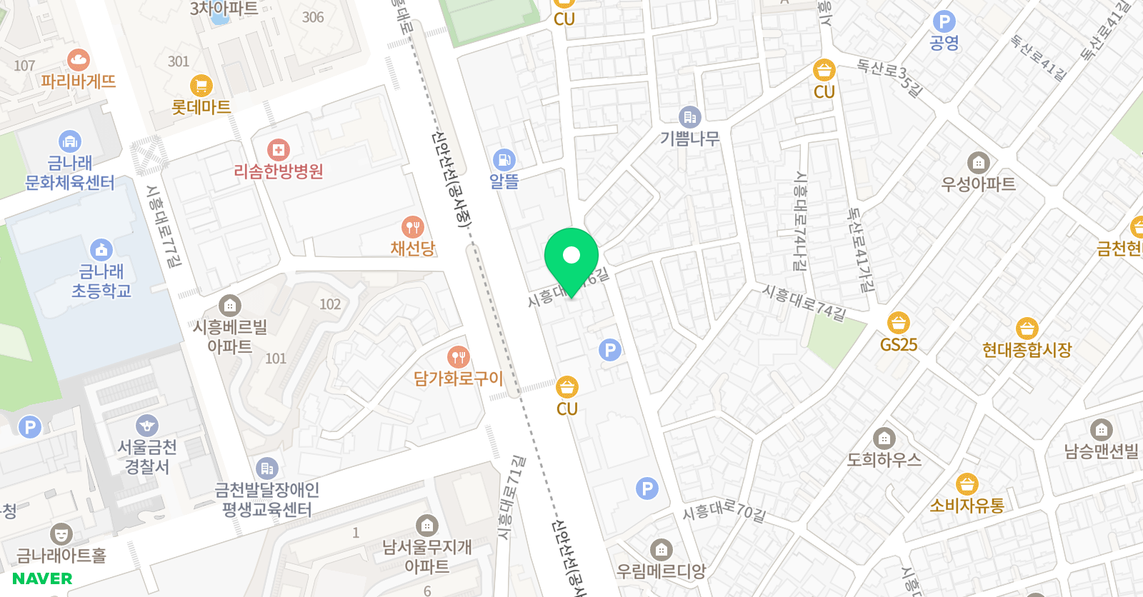 탑 영재 수학교습소 위치